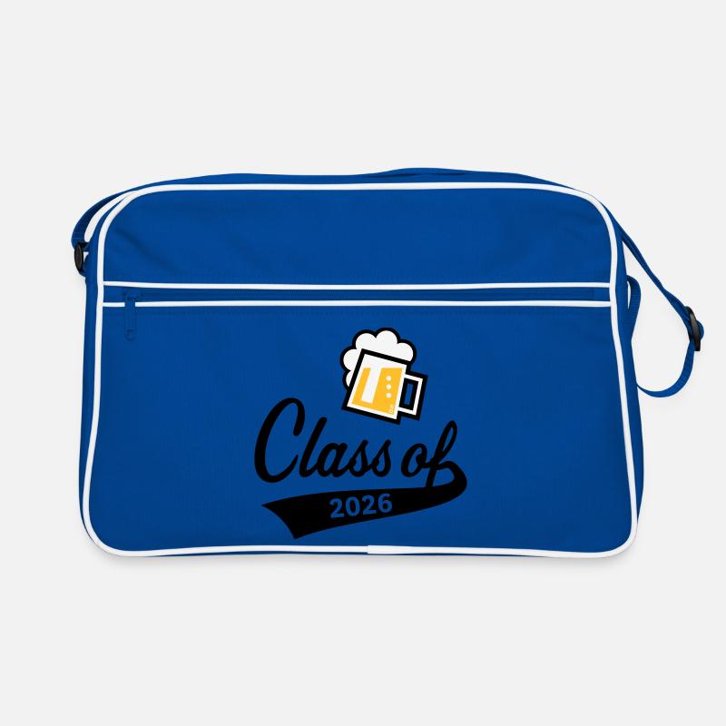 Class Of 2026 (Abschlussklasse / Bier / 3C POS) Retro Tasche