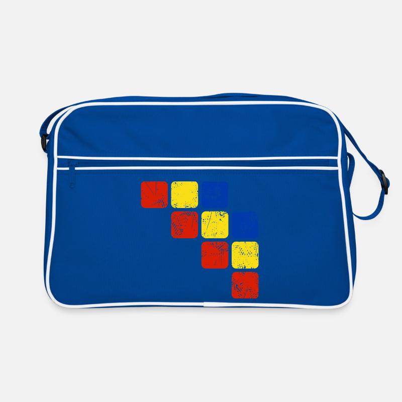 Couleurs Motif d’ornement - Couleurs de base Sac Retro