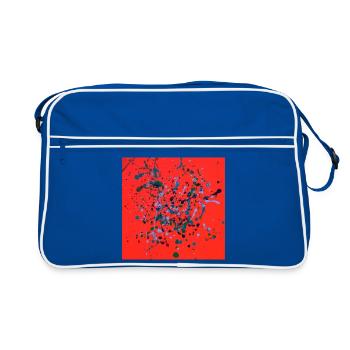 orange_mel - Sac Retro - bleu/blanc - Devant