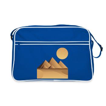 Horizon de la pyramide dorée | Édition Collector - Sac Retro - bleu/blanc - Devant