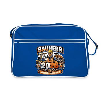 Maître d’ouvrage 2026 - Sac Retro - bleu/blanc - Devant