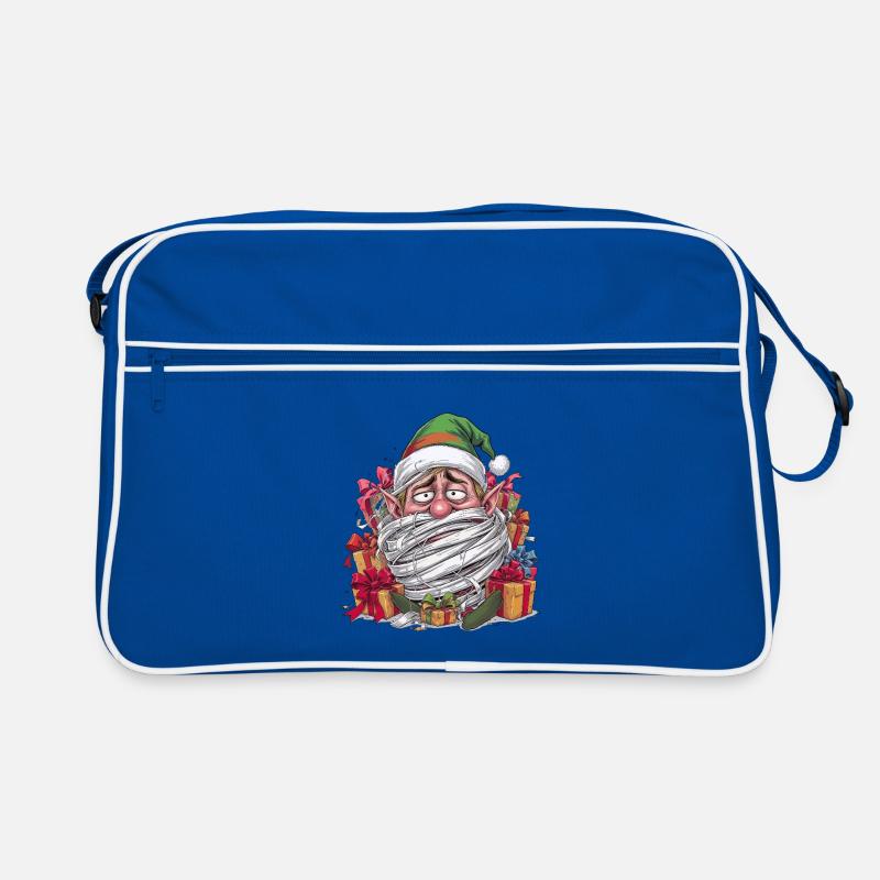 Verknoteter Weihnachtsmann Retro Tasche