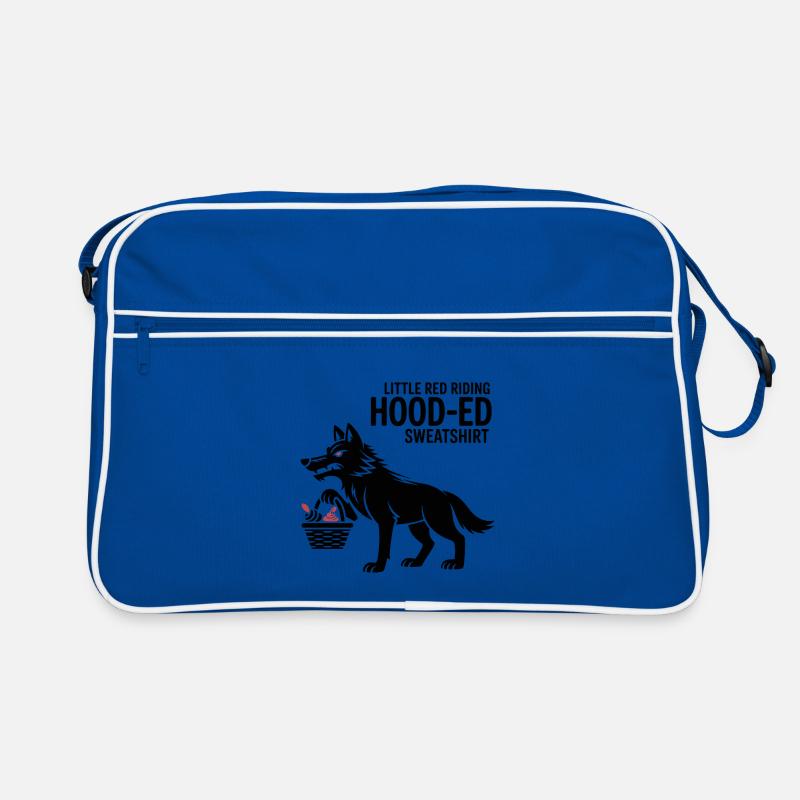 Märchen Wolf mit Korb Retro Tasche