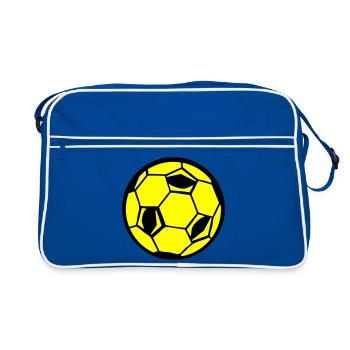 Football Fußball - Sac Retro - bleu/blanc - Devant
