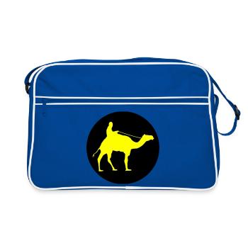 camel_ride_02 - Sac Retro - bleu/blanc - Devant