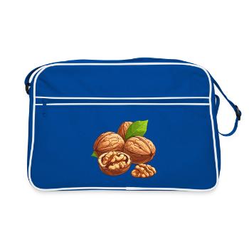 noix - Sac Retro - bleu/blanc - Devant
