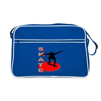 Patin - Sac Retro - bleu/blanc - Devant