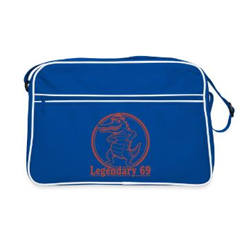 Legendary 69 - Retro Bag - blue/white - Front