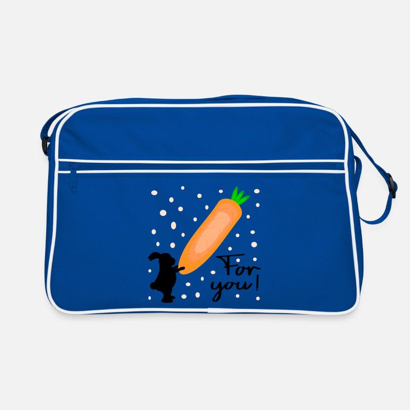 Easter Bunny Carrot Retro Bag