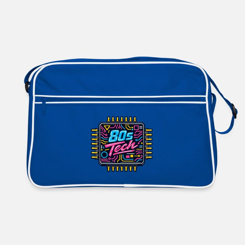 80er Tech Neon Chip Retro Tasche
