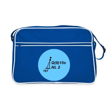Buoy North Sea Sailing Baltic Sea Maritime - Retro Bag - blue/white - Front