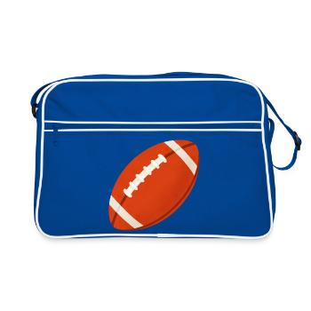 American Football Sports Trending - Retro Bag - blue/white - Front