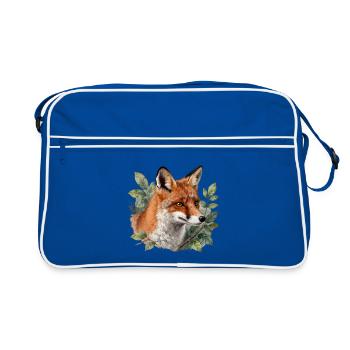 Renard botanique - Sac Retro - bleu/blanc - Devant