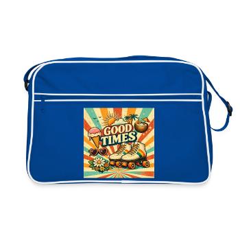 Retro Summer - Retro Bag - blue/white - Front