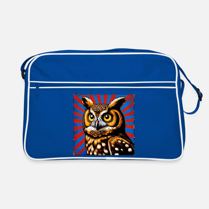 Eule Retro Tasche