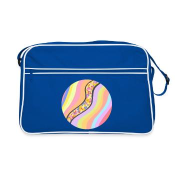 Joyful stream - Retro Bag - blue/white - Front