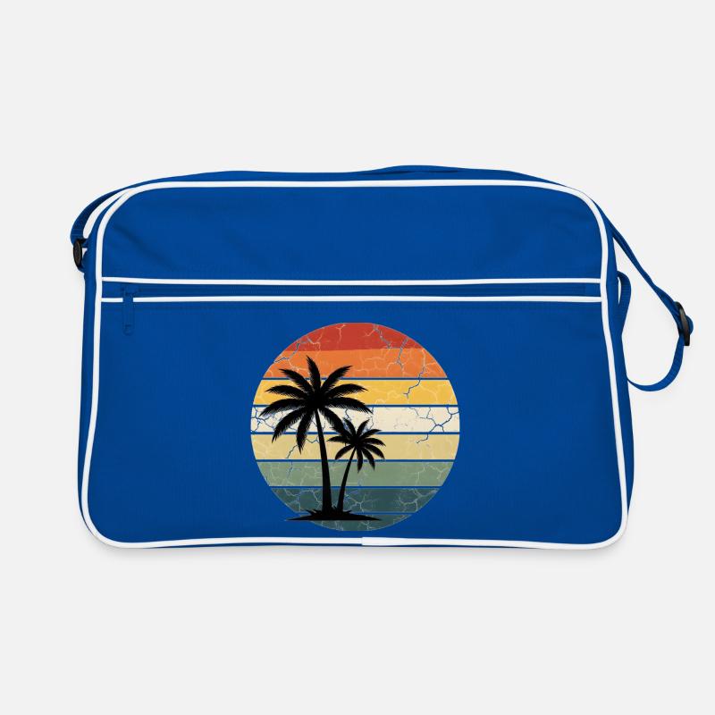 tropicale de vacances à la plage Sac Retro