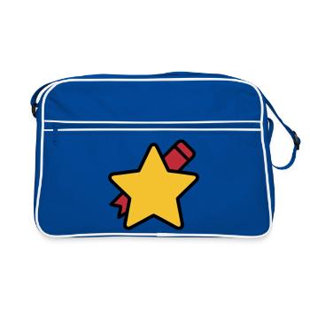 Enseignant à l’école Star Pen - Sac Retro - bleu/blanc - Devant