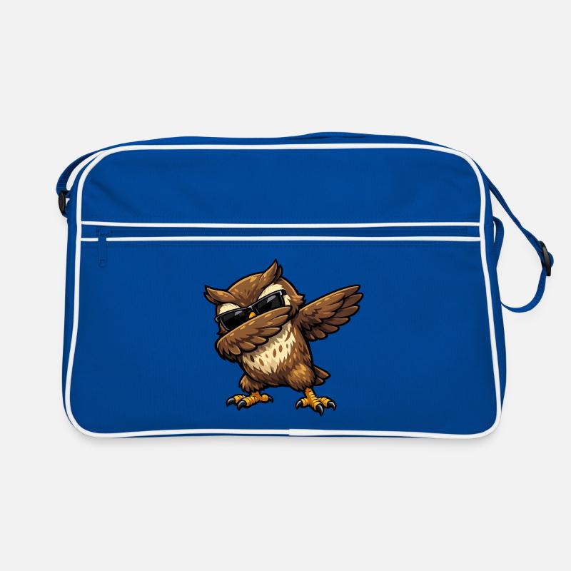 Dabbing Eule Retro Tasche