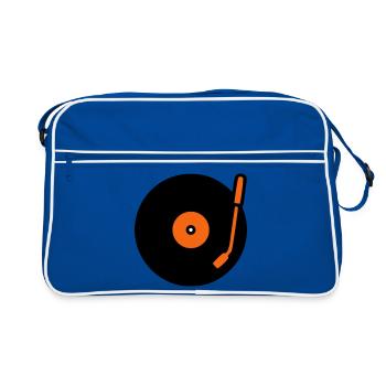 Bras de lecture de disque vinyle Retro Audio - Sac Retro - bleu/blanc - Devant