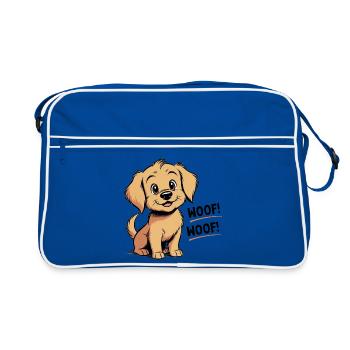Cozy the dog - Ouaf - Ouaf - Sac Retro - bleu/blanc - Devant