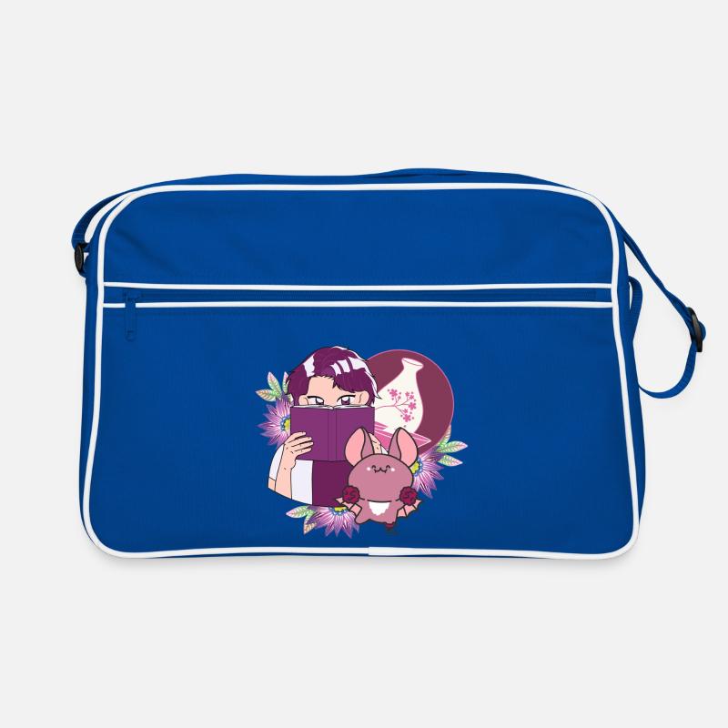 Manga Reader, Sake and Bat with Prosthesis Retro Bag