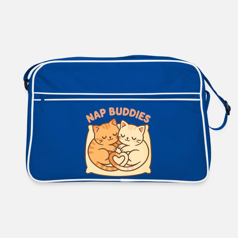 Compagnons mignons de sieste – Dormir avec le cœur Sac Retro