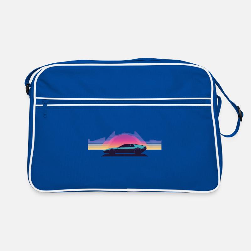 Synthwave Auto Outrun Grid Sunset 80s Sac Retro
