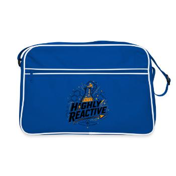 Highly Reactive – Chemistry Design for Chemistry Geeks - Retro Bag - blue/white - Front
