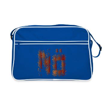 Non, non - Sac Retro - bleu/blanc - Devant