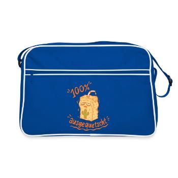 Completely Squeezed Out Juice Doodle - Retro Bag - blue/white - Front