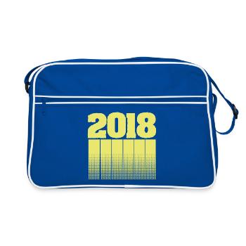 Né en 2018 - Sac Retro - bleu/blanc - Devant