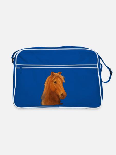 Pastel Horse - Sac Retro - bleu/blanc - Devant