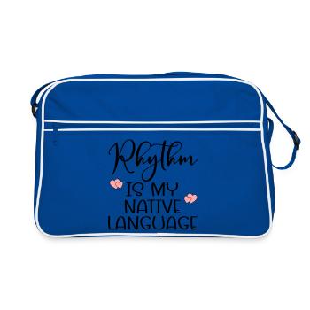 Rhythm Dance Language - Retro Bag - blue/white - Front