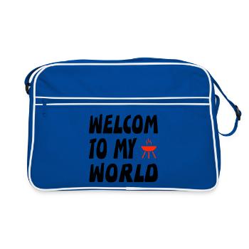 Griller - Sac Retro - bleu/blanc - Devant