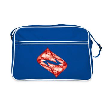 Dynamic Track - Red - Chaos Art - Retro Bag - blue/white - Front