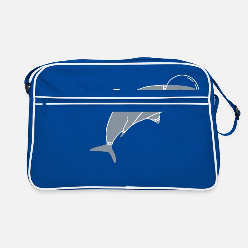 SPACE SHARK Retro Tasche