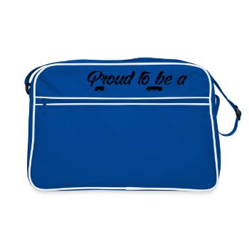 Proud to be a Scrum Master - Sac Retro - bleu/blanc - Devant
