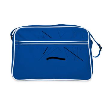 Tirets 1 - Sac Retro - bleu/blanc - Devant