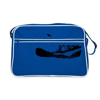 bmx - Retro Bag - blue/white - Front