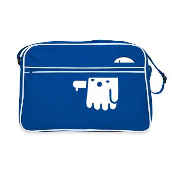Ghost Of Disapproval boo - Sac Retro - bleu/blanc - Devant