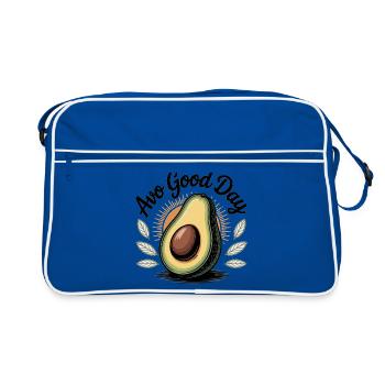 Avo Good Day - Retro Bag - blue/white - Front