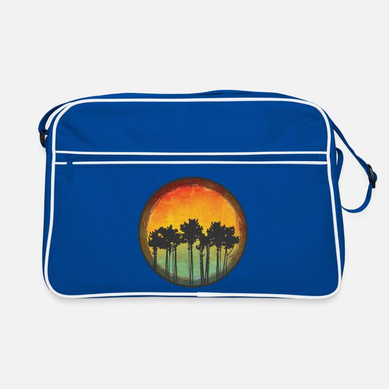Pines on a dune Retro Bag