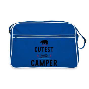 campeur - Sac Retro - bleu/blanc - Devant