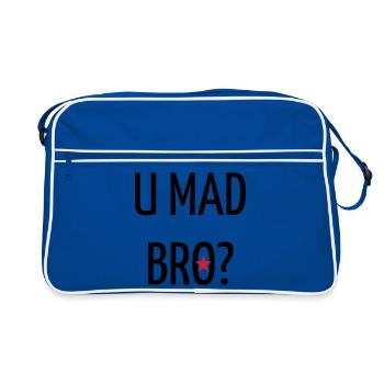 Citation / Geek / Gaming / Gamer / Nerd - Sac Retro - bleu/blanc - Devant