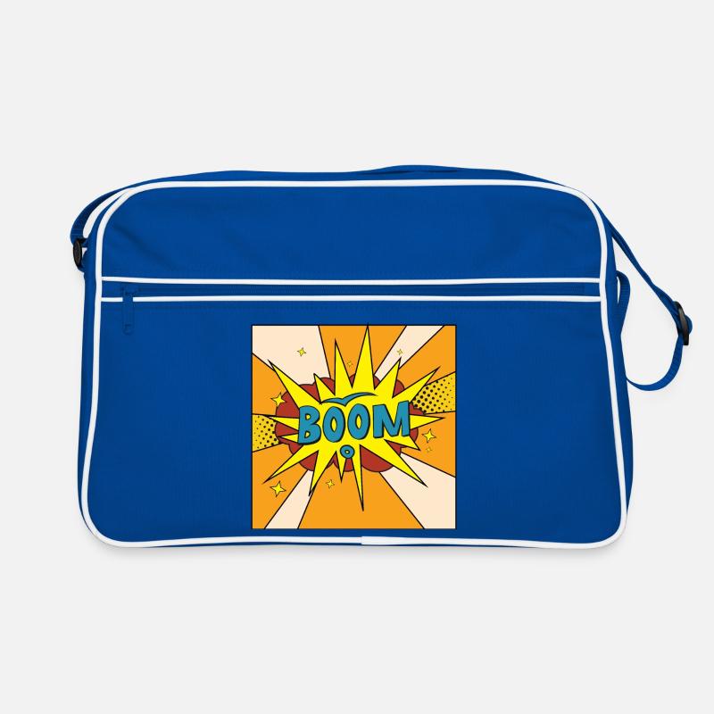 Boom Comic Explosion Stil Retro Tasche