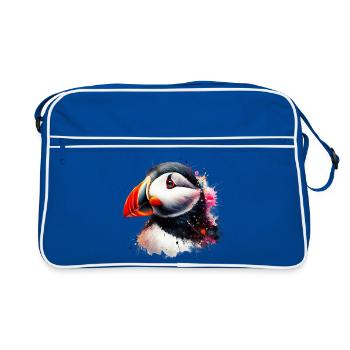 Macareux - Sac Retro - bleu/blanc - Devant