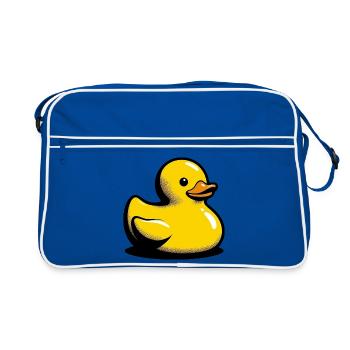 Duckling Duck Duck Duck - Retro Bag - blue/white - Front