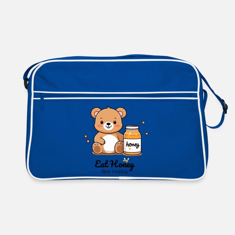 Ours câlin avec bocal à miel Sac Retro