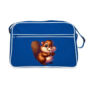 Castor - Sac Retro - bleu/blanc - Devant